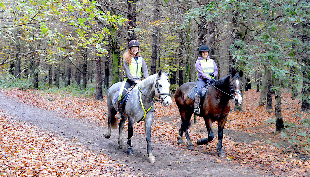 Horse riders on the Chevin