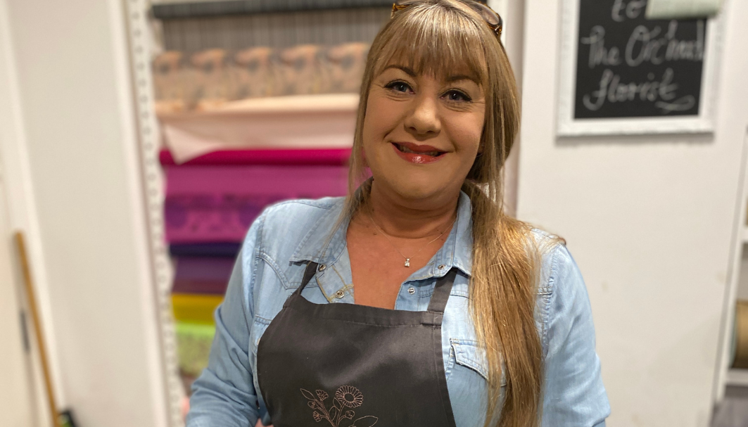 Alishia East, owner of Orchard Florist