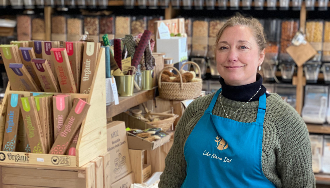 Like Nana Did owner Jo Lyons in the shop